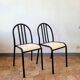 Lot de 8 Chaises dlg Robert Mallet Stevens Tubor moderniste