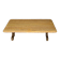 Table basse en laiton et travertin, époque Art Déco, 1930