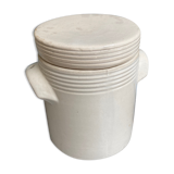 Glazed earth pot