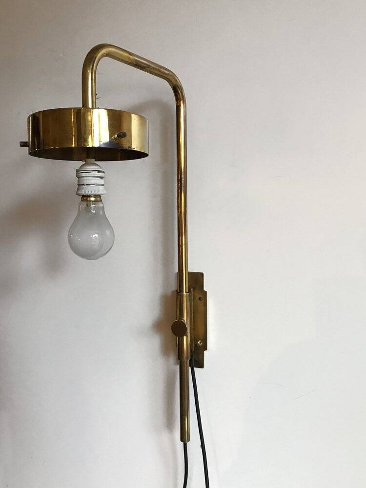 Large Italian Delta Sconce by Sergio Mazza for Artemide, 1960s