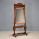 Antique Louis-Philippe mirror in carved walnut, Italy, 19th century.