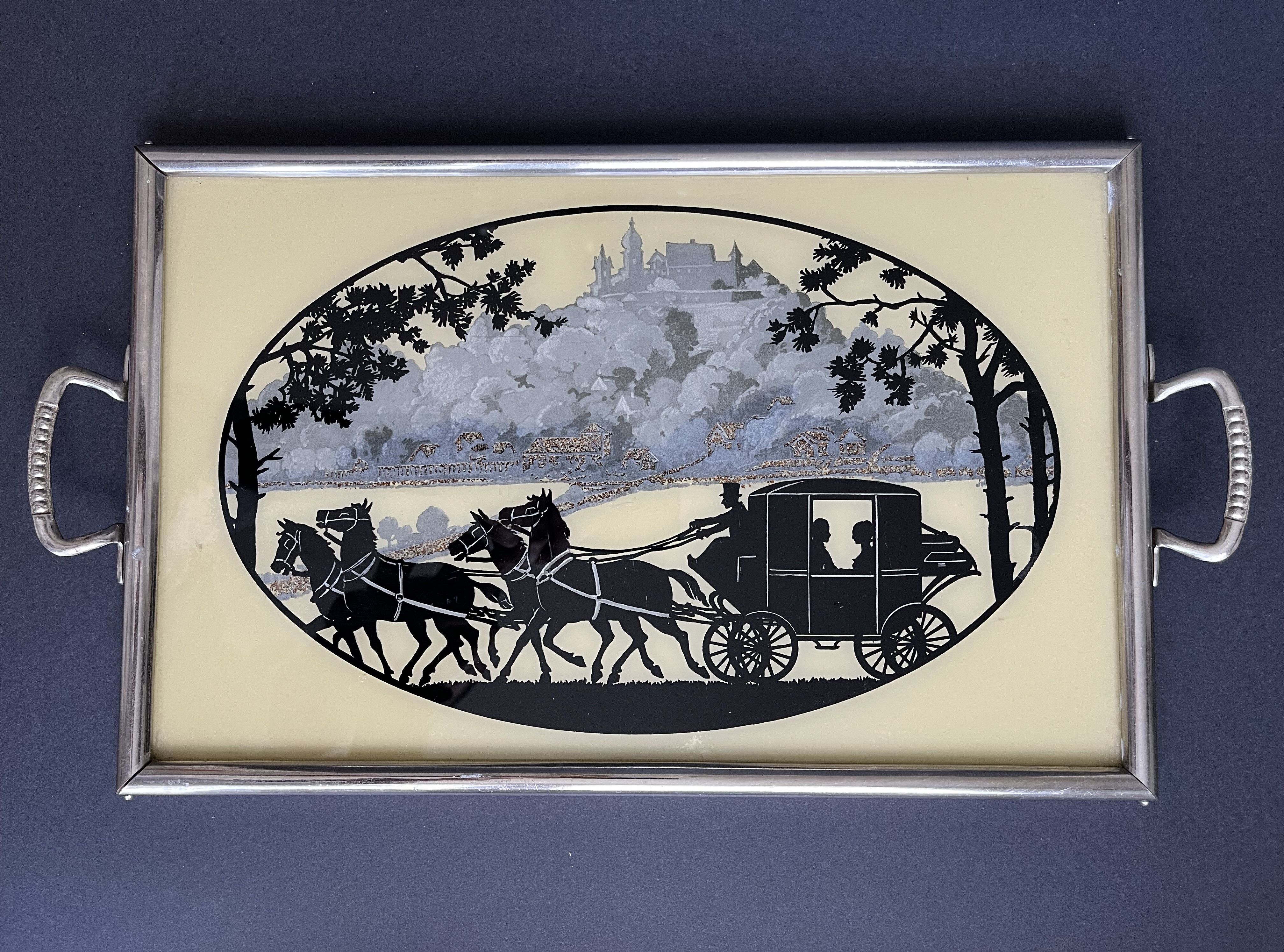 Vintage serving tray