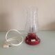 Vintage bedside lamp, tulip glass, 60s-70s
