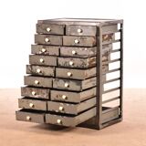 Commode industrielle grise