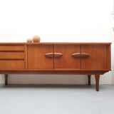 1960s british teak sideboard with bar cabinet