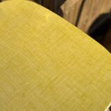 Pair of yellow Formica chairs