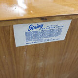 Pinewood wall unit by Nils “Nisse” Strinning for String, Sweden 1950's