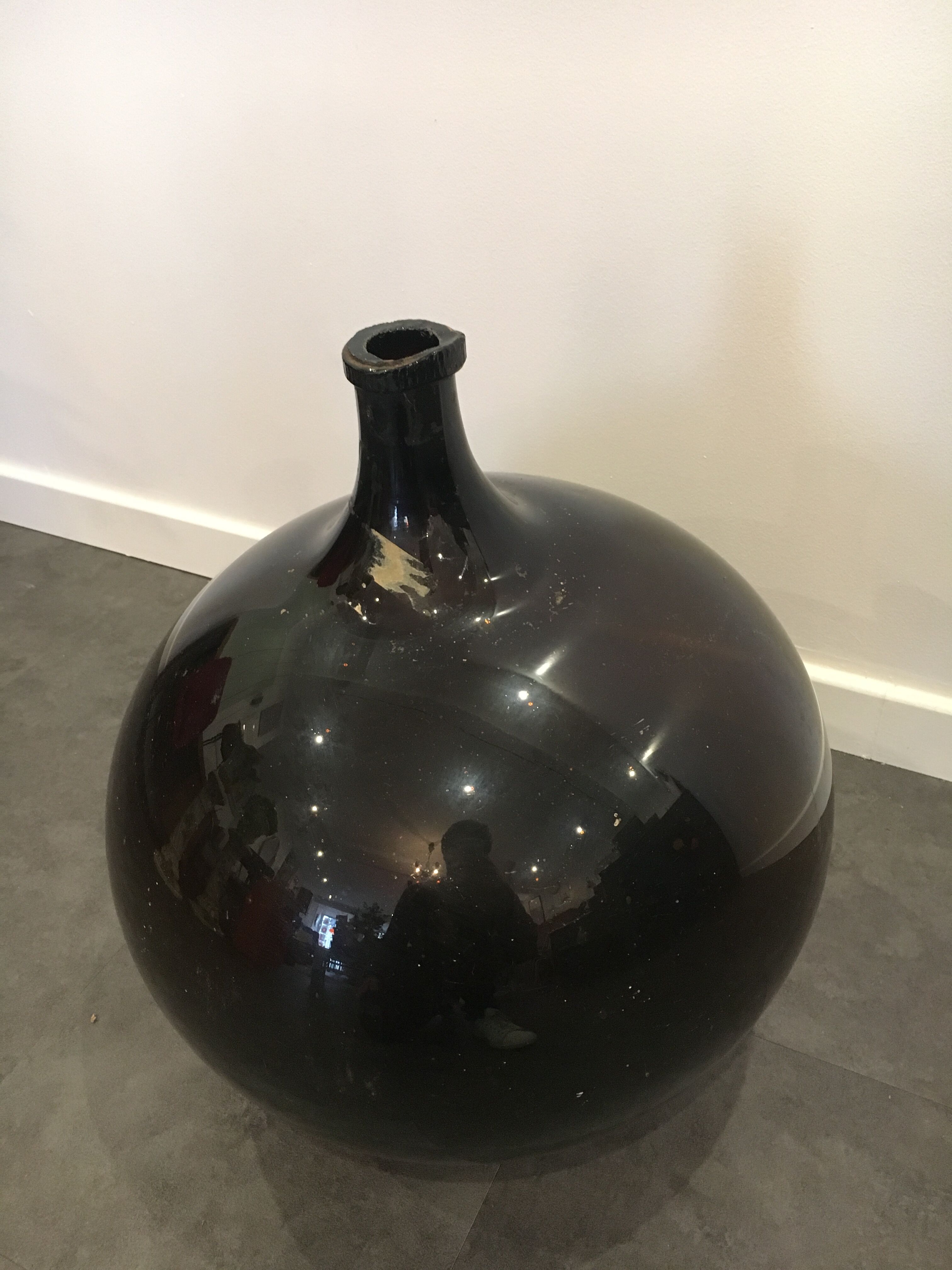 Old demijohn circa 1890
