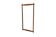 Scandinavian teak mirror, 95x45cm, Sweden, 1960