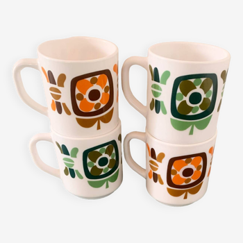 Set of 4 MOBIL mugs