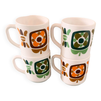 Set of 4 MOBIL mugs