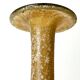 Black and Yellow Scavo Glass Bottle Vase attr. to Gino Cenedese, Italy