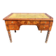 Louis Philippe desk in walnut, with a leather top.