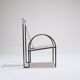 Metal armchair, anderl kammermeier, 1980s