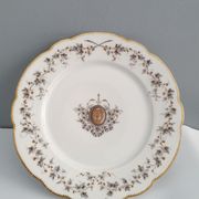 Two antique porcelain plates from Paris The crystal staircase