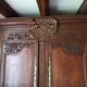 Norman wardrobe in oak Solid basket bouquet of flowers
