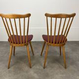 Pair of Baumann Menuet chairs from the 60s