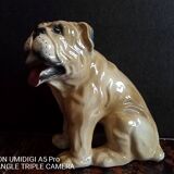 Chien en faience - h 16 cm