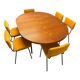 Set of 6 chairs by André Simard, 1950