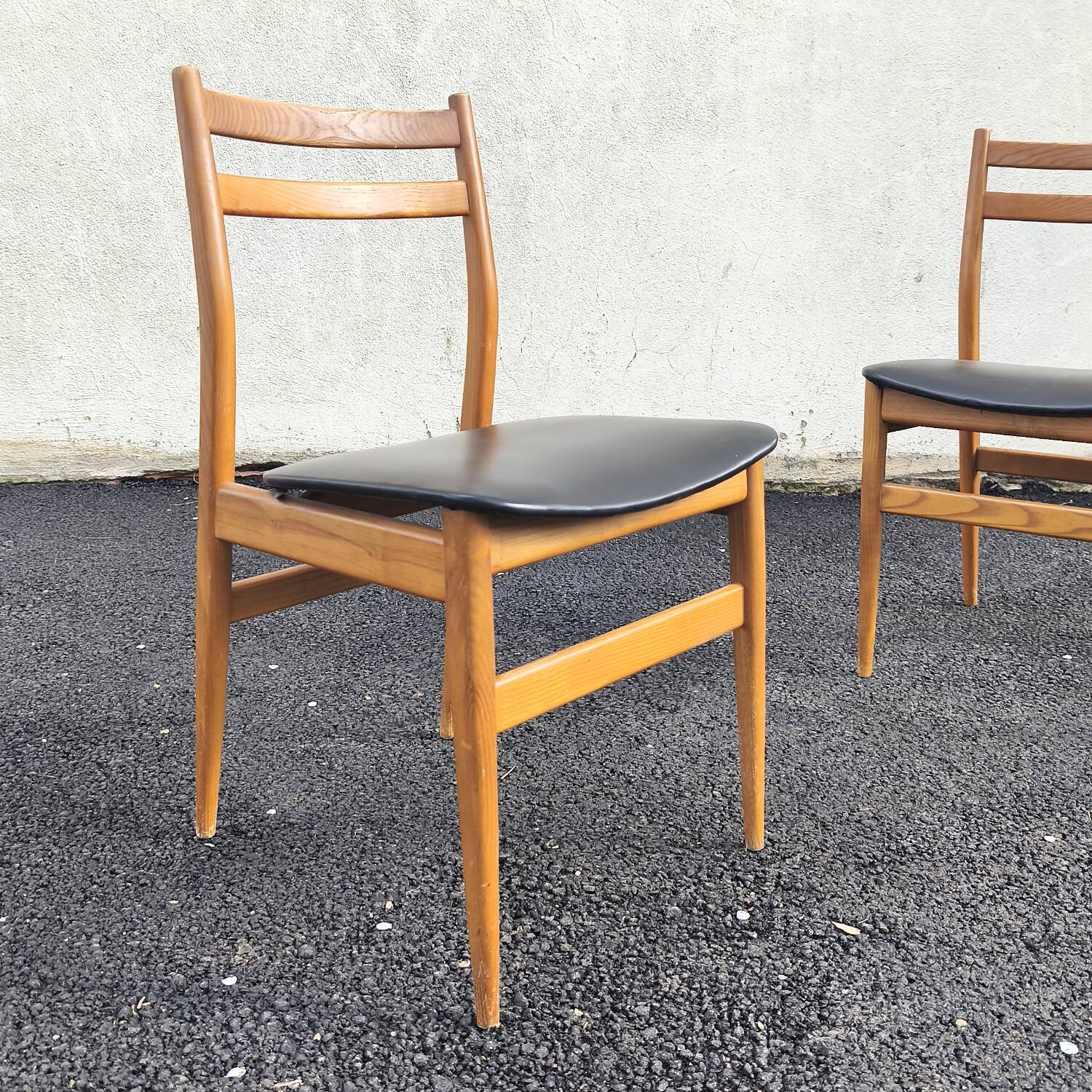 Pair of Scandinavian design chairs, 1960