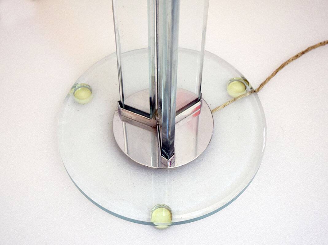 Pietro Chiesa for Fontana Arte rare pair of crystal floor lamps, 1930s