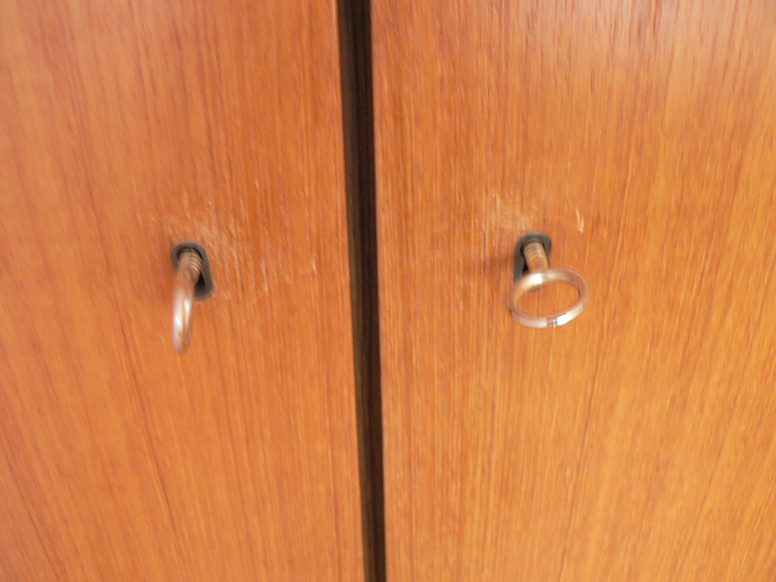 Vintage teak wardrobe