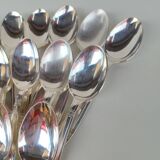 12 silver-plated soup spoons, Monaco Grand Prix model.