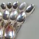 12 silver-plated soup spoons, Monaco Grand Prix model.