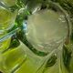 Vintage green Murano glass bowl