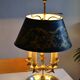 Large five-light bouillotte lamp in bronze Empire style.