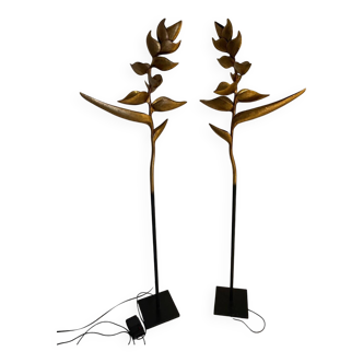 Wilhelm Müller Lamps Birds of Paradise Strelizia Palms