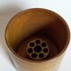 Vintage vase in enamelled sandstone