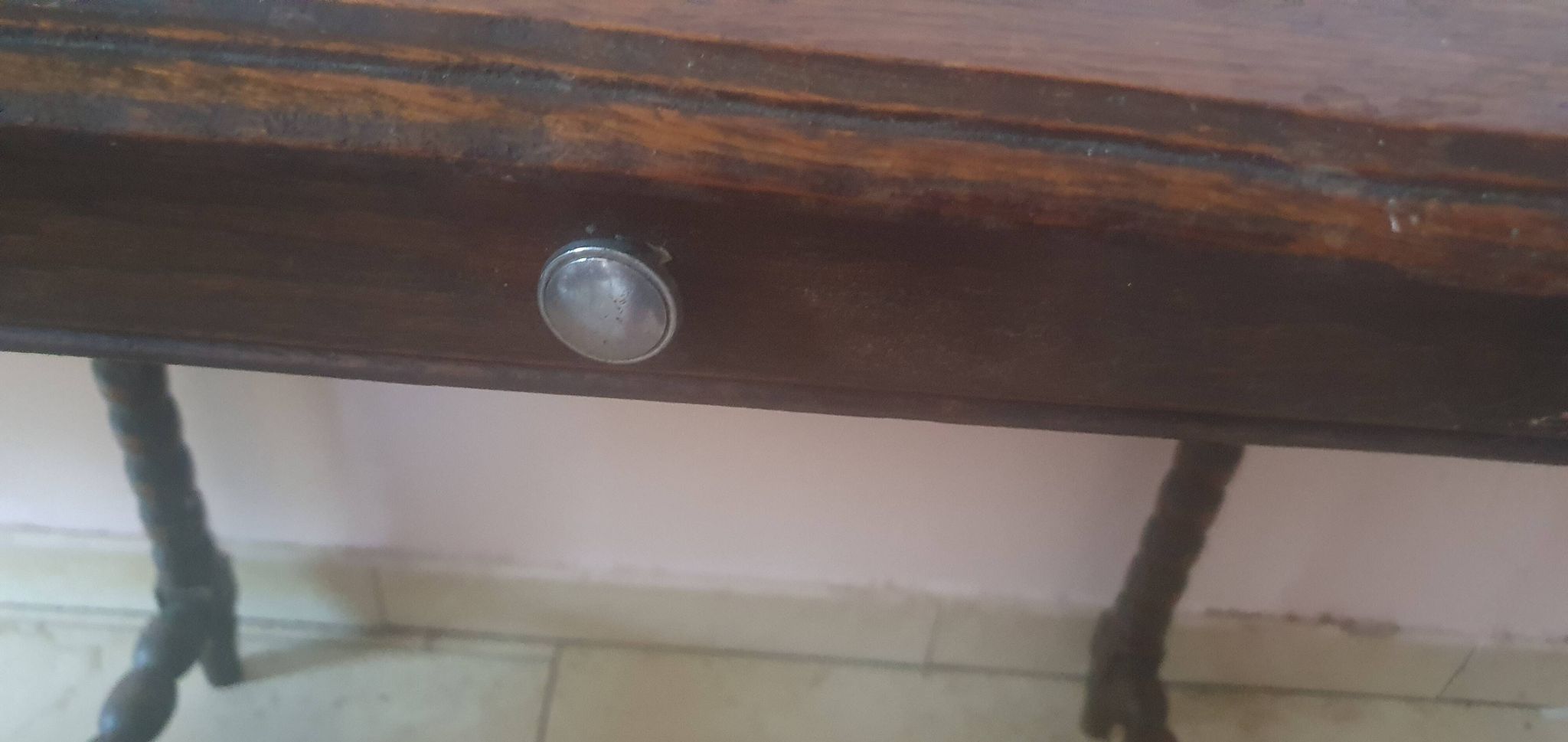 Table ou bureau vintage XIX  siècle en bois
