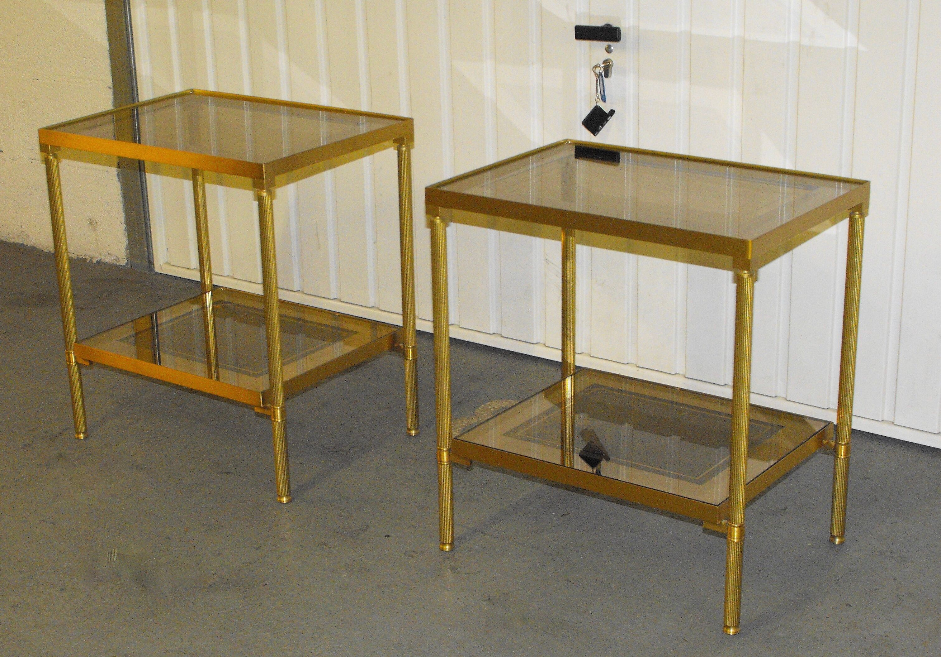 A pair of 70s laiton sofa tip