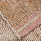 Brown & beige rug 301x91cm