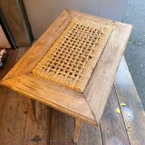 Rope and oak coffee table 1960