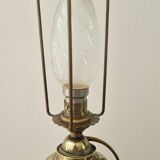Lampe style art nouveau laiton