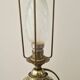 Art Nouveau style brass lamp