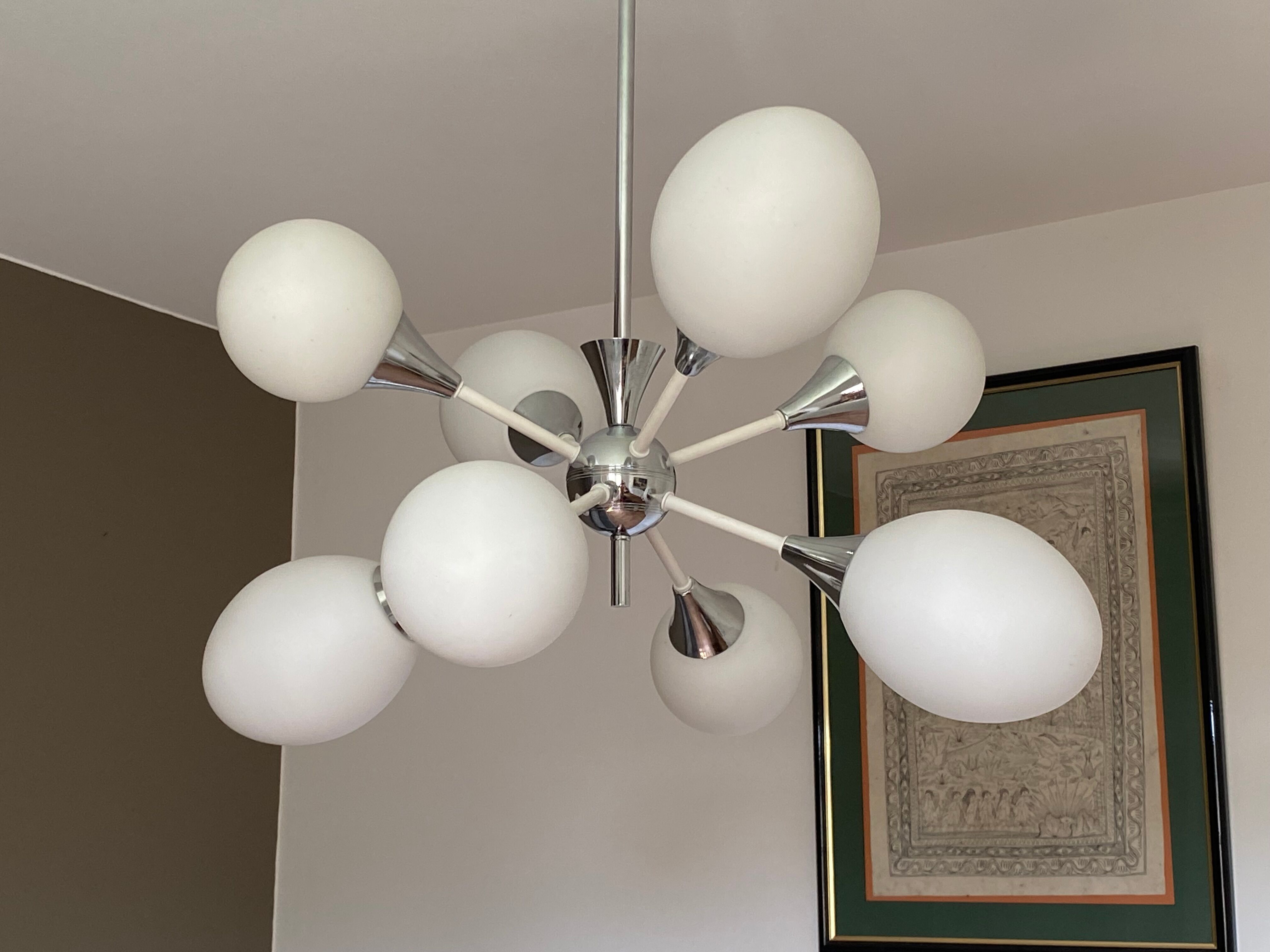 Chandelier "sputnik". 1970