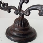 Old enamelled cast iron chandelier