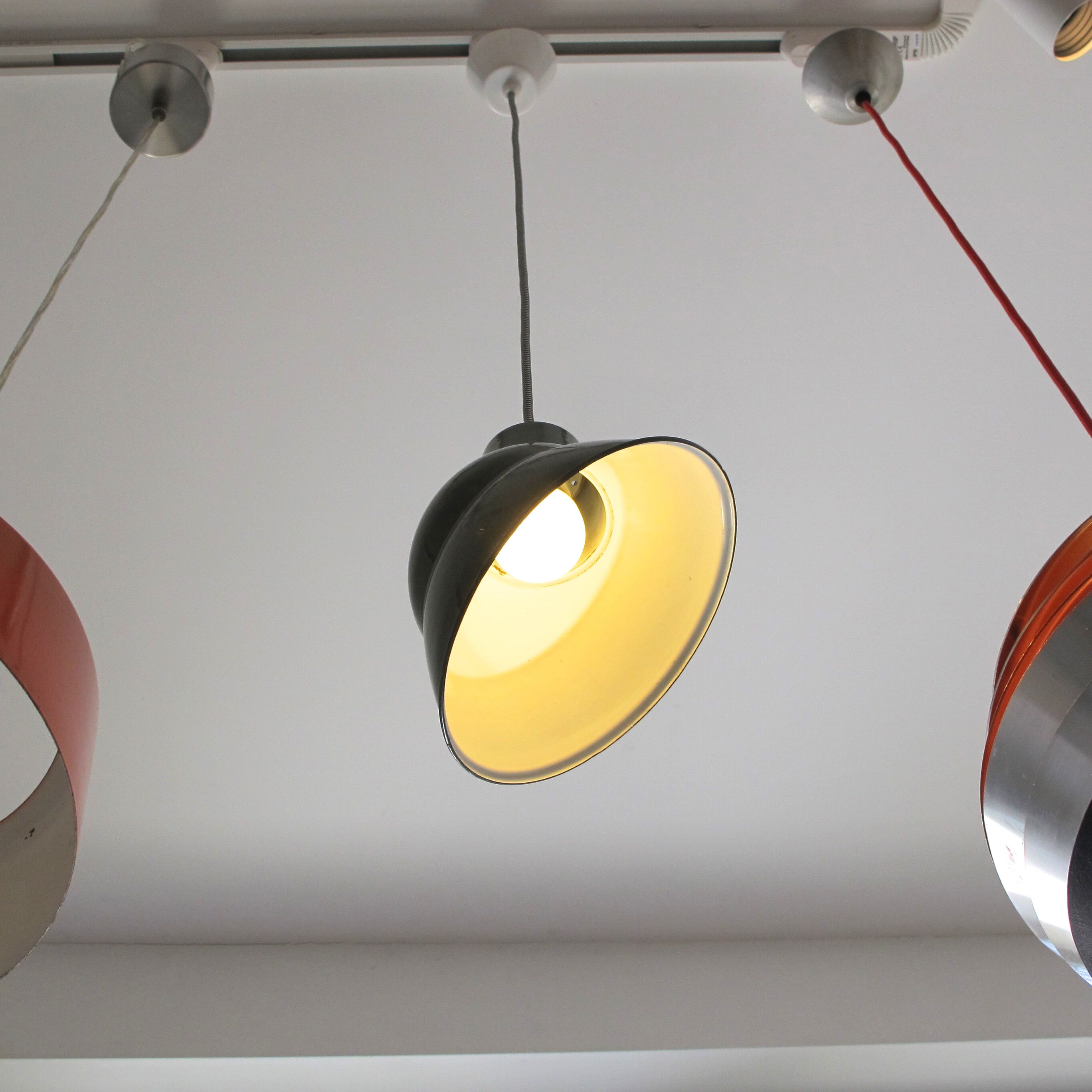 Industrial suspension metal enamelled 1950