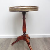 White marble tripod stand