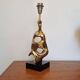 Michel Jaubert, gilt bronze lamp base. 1970s