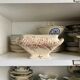 Brown ironstone soup tureen and vegetable dish