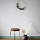 Wood and metal stool