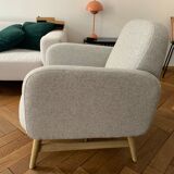 Flannel armchair