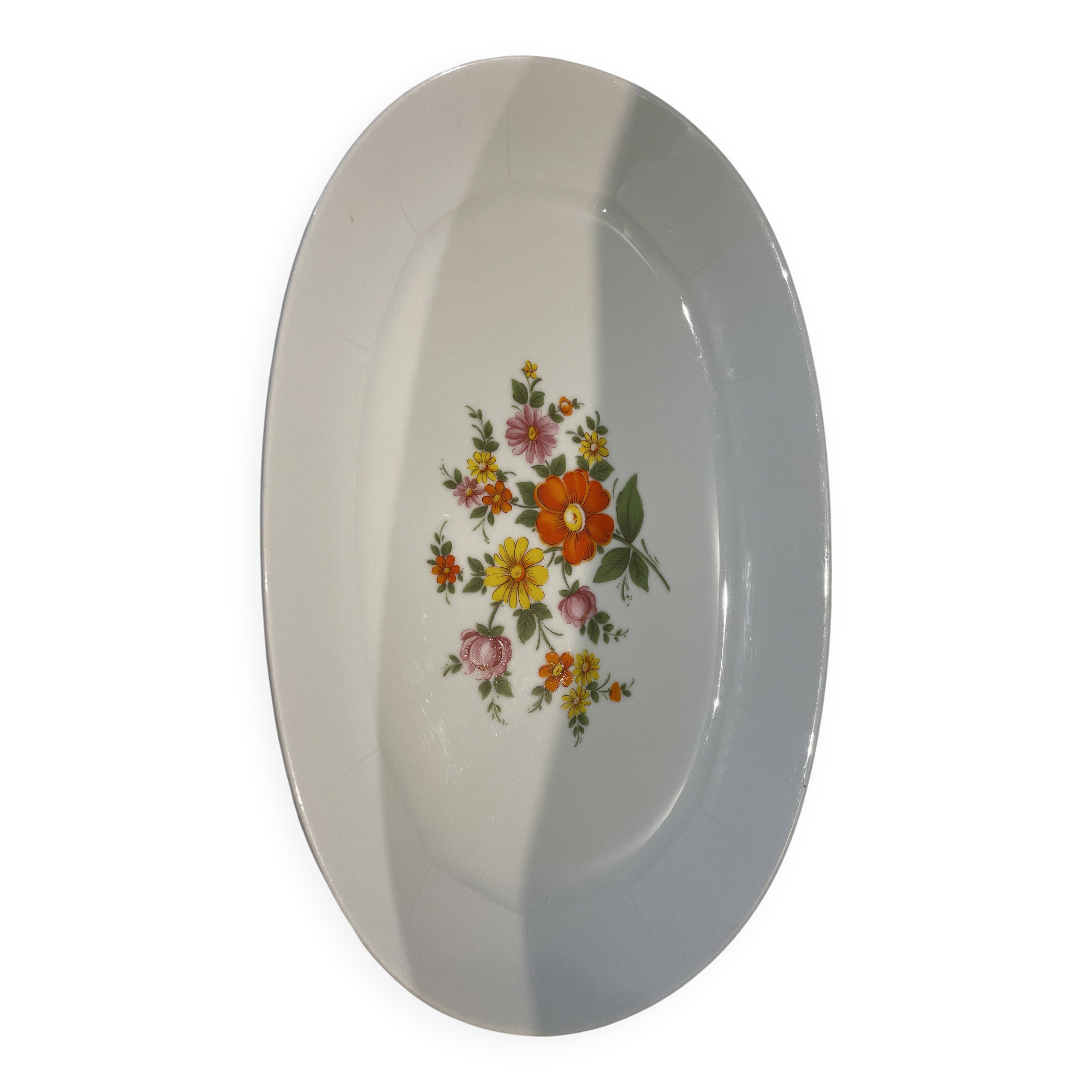 Flowered plate