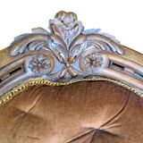 19th-century neo-Rococo antique canapé – Walnut structure