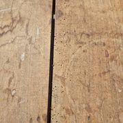Antique French kitchen table 127 x 83 cm with drawer rustic
