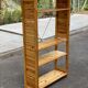 Scandinavian solid pine shelf with 5 levels.